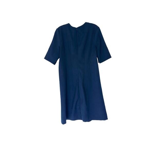 MM Lafleur The Lancia Sheath Dress Navy Business Career Office Work Size 8 - Picture 11 of 14